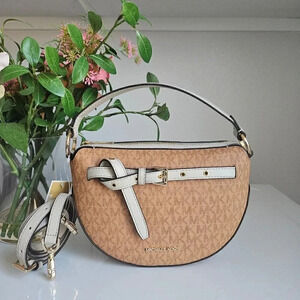 Michael kors half moon crossbody